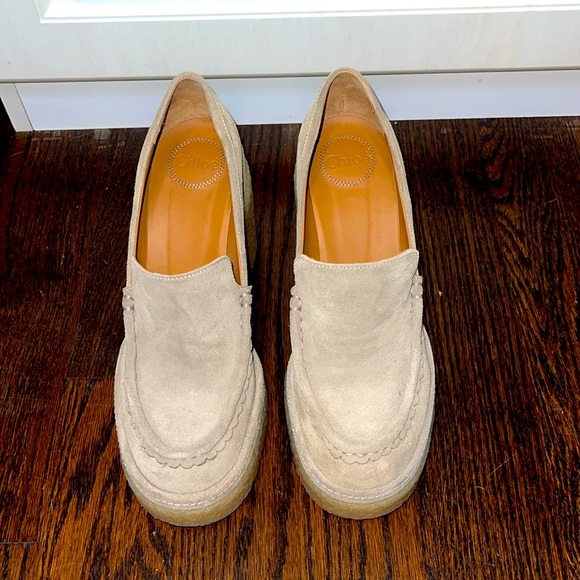CHLOÉ Oxford Loafers - Size 40 (US 10) - Picture 3 of 4